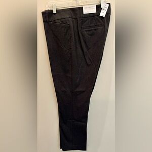 LOFT Curvy Skinny Black Ankle Pants